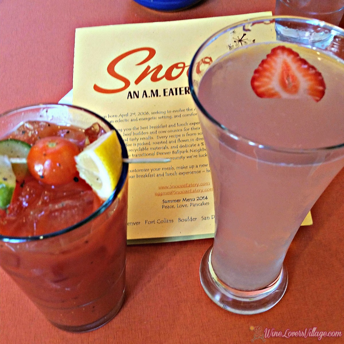 Denver tops the list for America's best cities for brunch, and these brunch cocktails at Snooze in Union Station Denver are worth the stop.