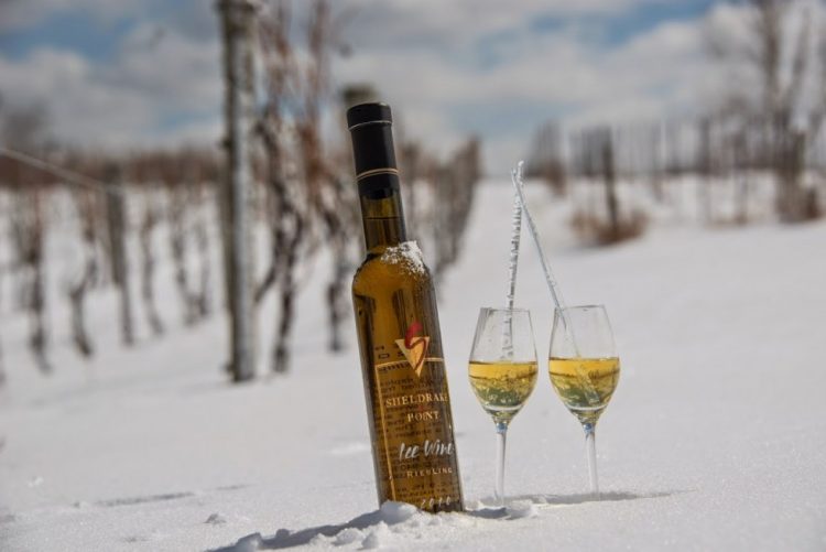 Sheldrake Point Winery, a Finger Lake NY ice wine vineyard suggests thinking outside the box when food pairing reisling ice wine.