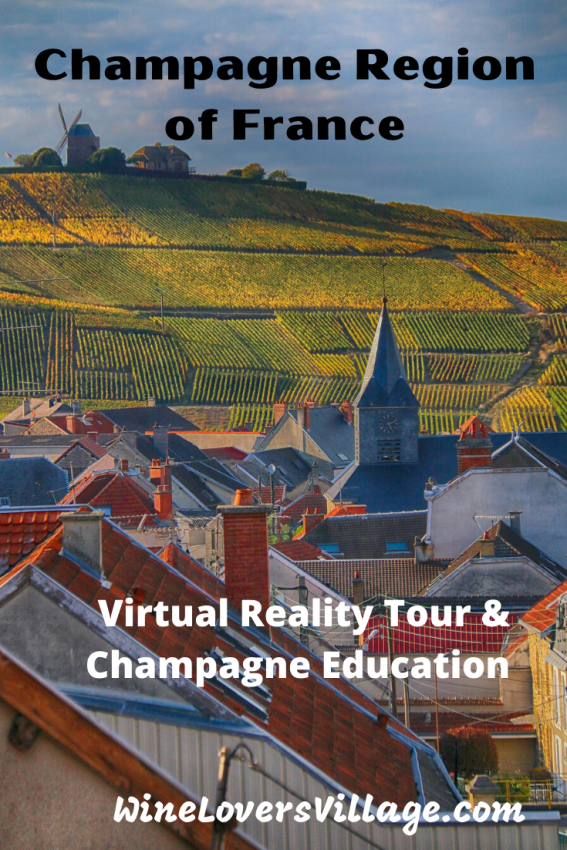 Visit the Champagne Region of France with this Virtual reailty Tour & learn more about Champagne to Taste at Home #virtualtour #champagneregionoffrance #virtualchampagneregionoffrance #wineloversvillage 